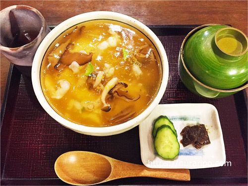 京都の釜座二年坂店で食べられる京湯葉丼